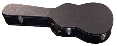Lot 134 - A generic black acoustic guitar hardcase