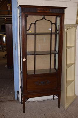 Lot 231 - An Edwardian china display cabinet
