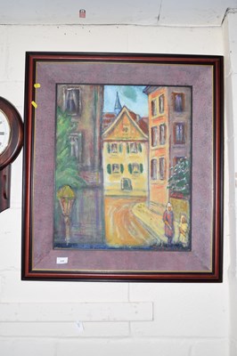 Lot 235 - 20th Century school oil on board study of a...