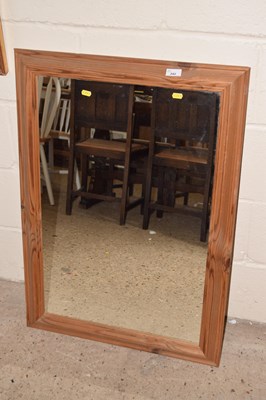 Lot 242 - Pine framed wall mirror