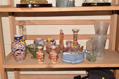 Lot 504 - Mixed Lot: Wedgwood, glass vases etc