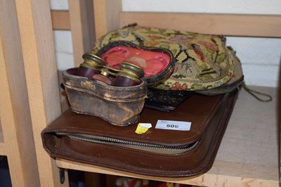 Lot 509 - Mixed Lot: Opera glasses, vintage bags,...