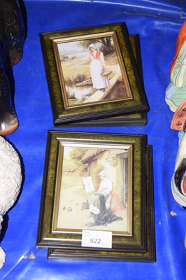 Lot 522 - Four small framed prints