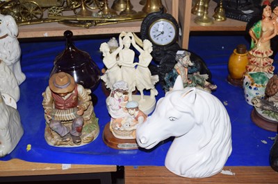 Lot 529 - Mixed Lot: Capodimonte style figurines, an...