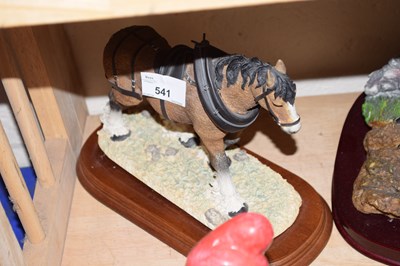 Lot 541 - Resin model of a Shire horse