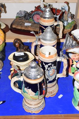 Lot 544 - Quantity of steins and covers