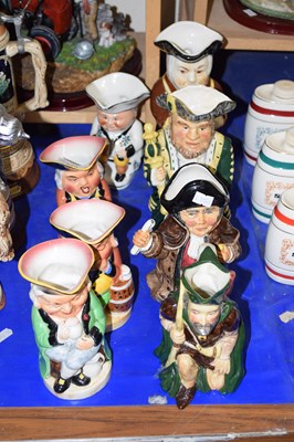 Lot 545 - Assorted toby jugs