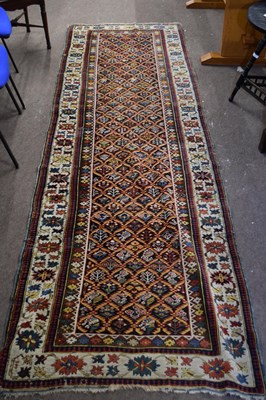 Lot 274 - Antique Uzbek runner carpet decorated with...