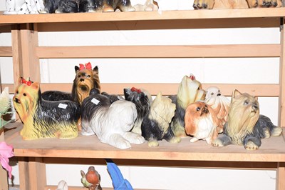 Lot 582 - Quantity of assorted dog figurines