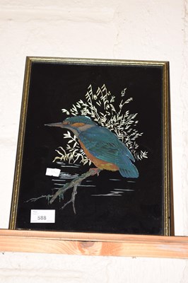 Lot 588 - Study of a Kingfisher