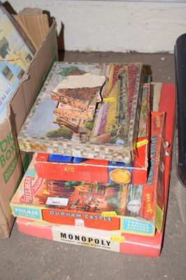 Lot 601 - Mixed Lot: Monopoly and puzzles