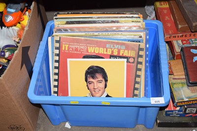 Lot 605 - One box of LP's