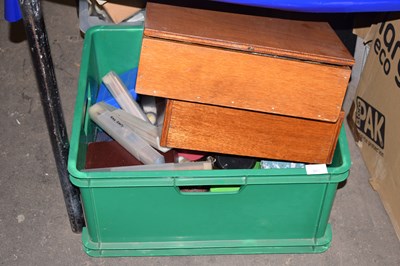 Lot 641 - Box of various fly tying equipment to include...
