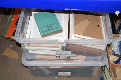 Lot 648 - Two boxes of picture frames