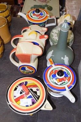 Lot 678 - Quantity of Chelsea Works Burslem teapots and...