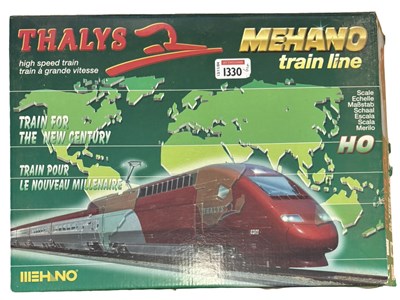 Lot 25 - A boxed Mehano H0 gauge T673 Thalys Hobby...