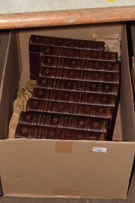 Lot 736 - Box of Chambers encyclopaedias