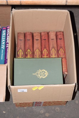 Lot 738 - Box of assorted books to include Life of...