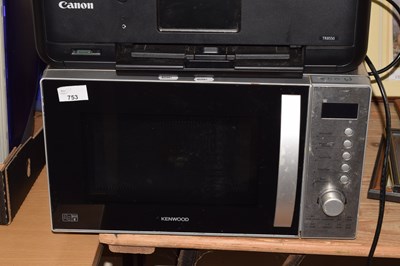 Lot 753 - A Kenwood 800 watt microwave