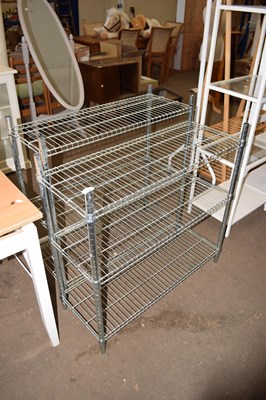 Lot 790 - Selection of two metal storage shelving