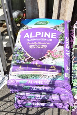 Lot 404 - Five backs of alpine planting and potting mix