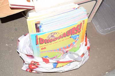Lot 609 - Bag of various magazines to include Dinosaurs etc
