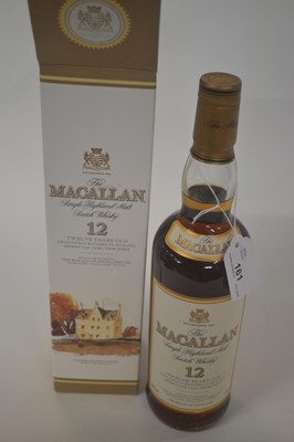 Lot 161 - The Macallan Single Highland Scotch Whisky, 12...