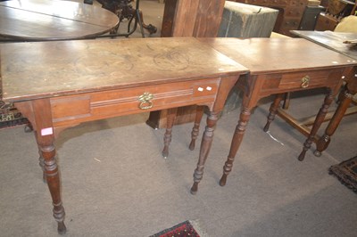 Lot 500 - A pair of late 19th Century American walnut...