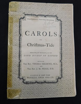 Lot 261 - JOHN MASON NEALE: CAROLS FOR CHRISTMAS-TIDE...