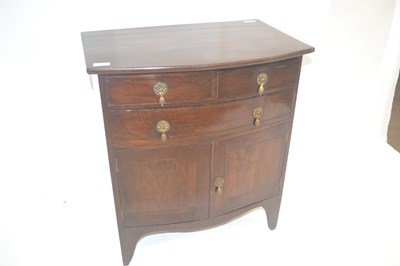 Lot 512 - A small 19th Century mahogany bow front...