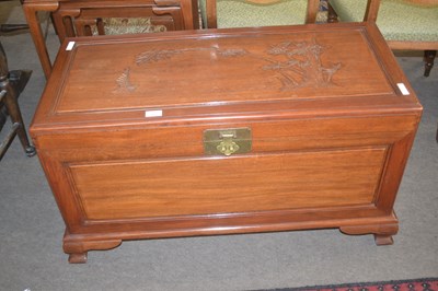 Lot 523 - A 20th Century Far Eastern camphor wood...