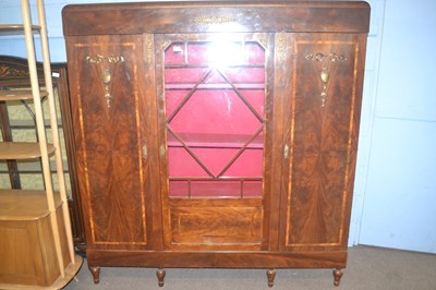 Lot 385 - Late 19th or early 20th Century flame mahogany...