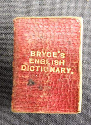 Lot 269 - THE SMALLEST ENGLISH DICTIONARY IN THE WORLD,...
