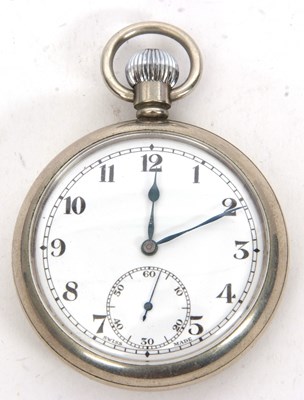 Lot 284 - A military Dennison Watch Company open face...