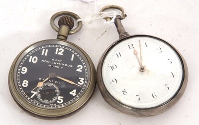Lot 285 - Mixed Lot: Two pocket watches, one Octavia...