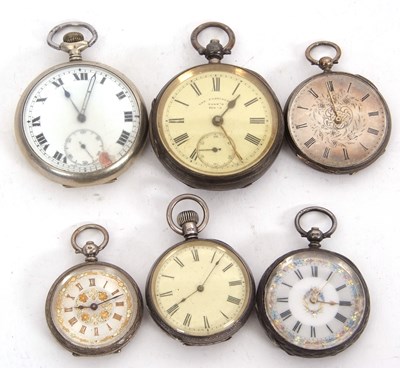 Lot 286 - Mixed Lot:  Pocket watches to include three...