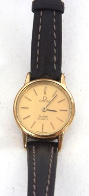 Lot 305 - An Omega Deville ladies watch, quartz movement,...