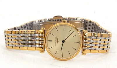 Lot 306 - A Longines Le Grande Classique ladies watch...