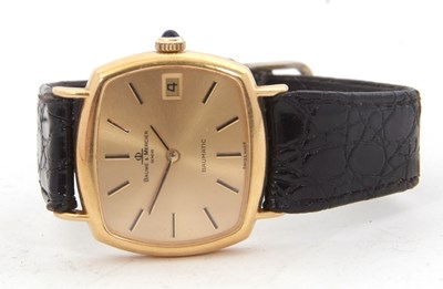 Lot 320 - A Baume Mercier Baumatic yellow metal gents...