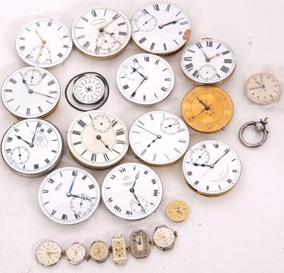 Lot 331 - Mixed Lot: Various pocket watch movements,...