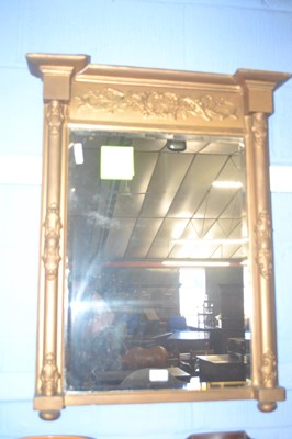Lot 630 - A 19th Century gilt wood over mantel mirror,...