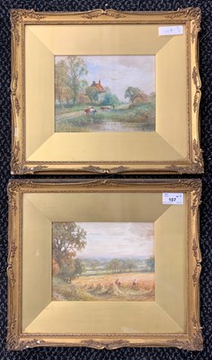 Lot 107 - Henry J. Kinnaird (1851-1929), Pair of...