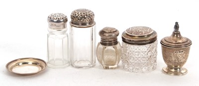 Lot 223 - Mixed Lot:  An Elizabeth II small silver vase,...