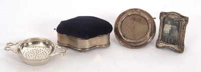 Lot 232 - Mixed Lot: An Elizabeth II silver twin handled...