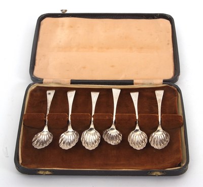Lot 252 - Six Irish silver bright cut decorated...