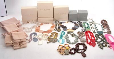 Lot 282 - A large quantity of Lola Rose beaded jewellery,...