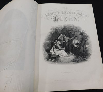 Lot 261 - THE FAMILY DEVOTIONAL BIBLE..., ed Rev Matthew...