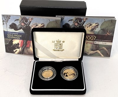 Lot 229 - A cased Royal Mint gold proof double half...