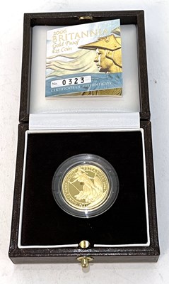 Lot 237 - A cased Royal Mint Britannia gold proof £25...