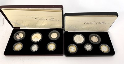 Lot 248 - Two Royal Mint cased Piedfort Collection...